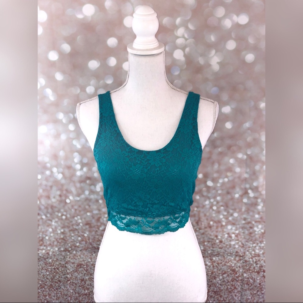 Lace crop top